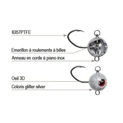 Tete Plombées Cat Spirit Fire Ball Rotatif