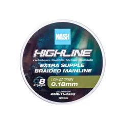 Tresse Nash Highline Extra Supple Braid Green 600m