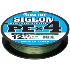 Tresse Sunline Siglon Braid PE X4 Vert Foncé (150m)
