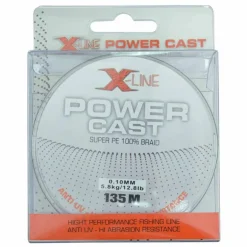 Tresse X-Line Power Cast Verte 4 Brins 135m