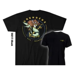 T-shirt Grundens Mermaid SS Black