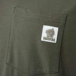 T-shirt Manche Longue Nash Make it Carp Logo Sleeve Green