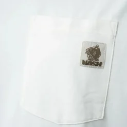 T-Shirt Nash Make it Badge Pocket Ecru