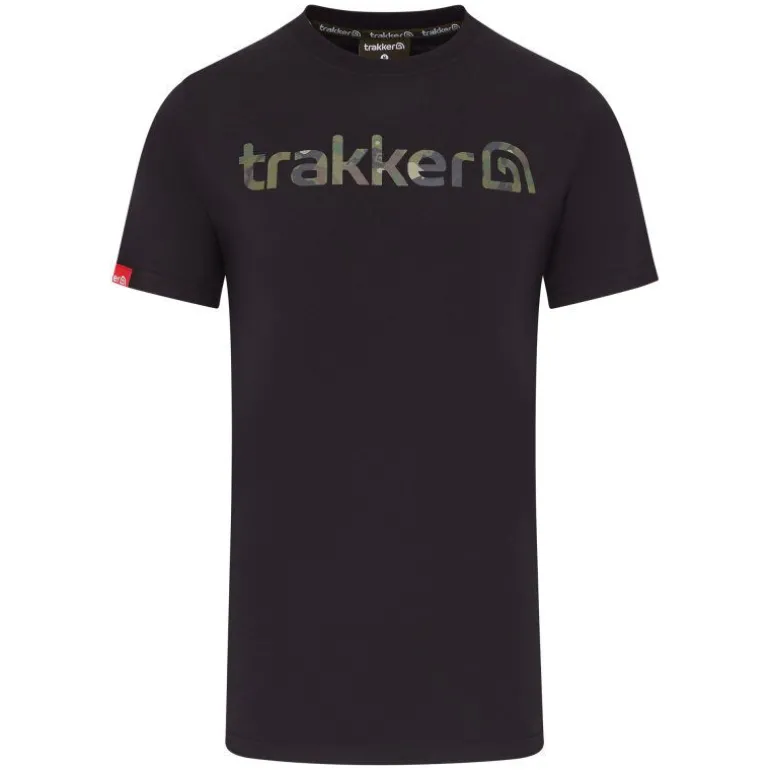 T-shirt Trakker CR Logo Black Camo