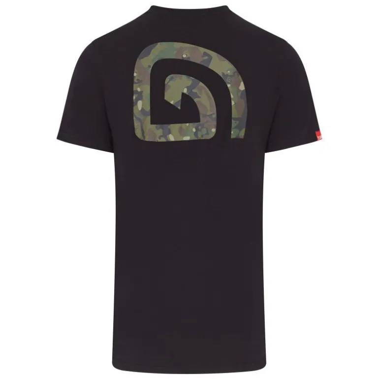 T-shirt Trakker CR Logo Black Camo