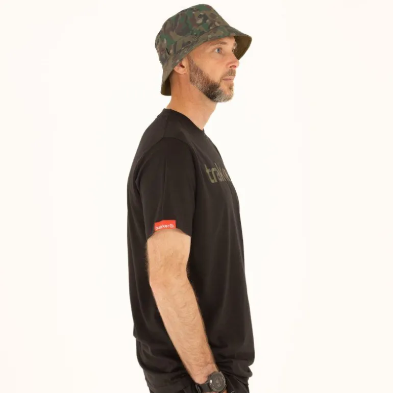 T-shirt Trakker CR Logo Black Camo