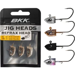 Tête Plombée BKK Refrax Jig 3.5g taille #3/0 (x3)