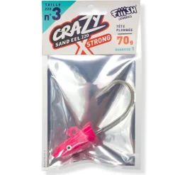 Tête plombée fiiish crazy sand eel 220 x-strong 70g