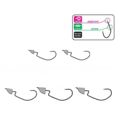 Têtes Plombées Hayabusa 930 Swimming Jighead Taille #1 (x5)